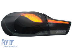 OLED Red Smoke Tail Lights for BMW 4 Series F32 F33 F36 M4 F82 F83 2013–2019 Dynamic Sequential