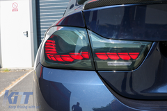 OLED Red Smoke Tail Lights for BMW 4 Series F32 F33 F36 M4 F82 F83 2013–2019 Dynamic Sequential