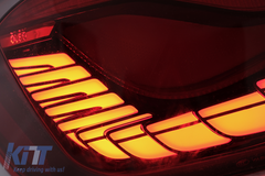 OLED Tail Lights Red Clear for BMW 5 Series F10 2011–2017 Dynamic Sequential