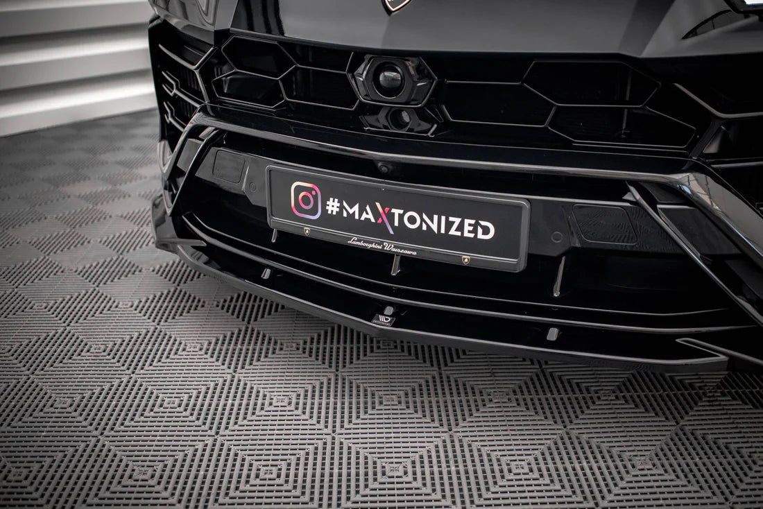 Predný splitter V.2 Lamborghini Urus (2018–2024) ABS Gloss Black
