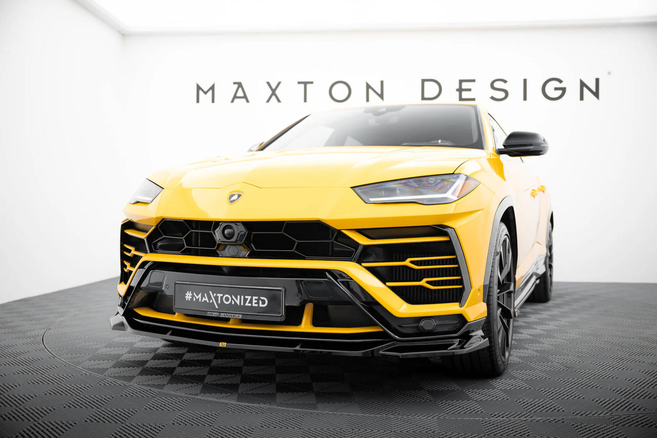 Predný splitter V.3 Lamborghini Urus (2018–2024) ABS Gloss Black