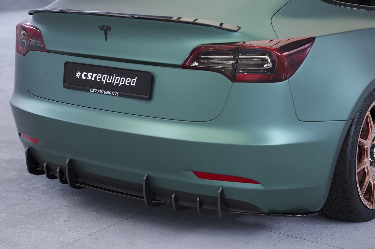Racing Diffuser Tesla Model 3 2017–09/2023 (pre-facelift)