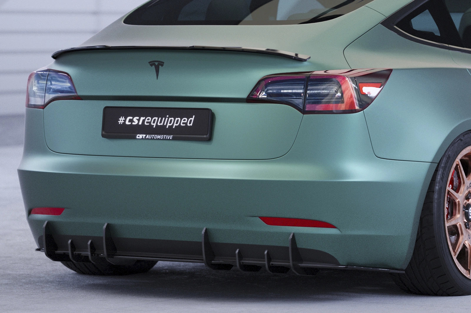 Racing difúzor Tesla Model 3 2017–09/2023 (pred facelift)