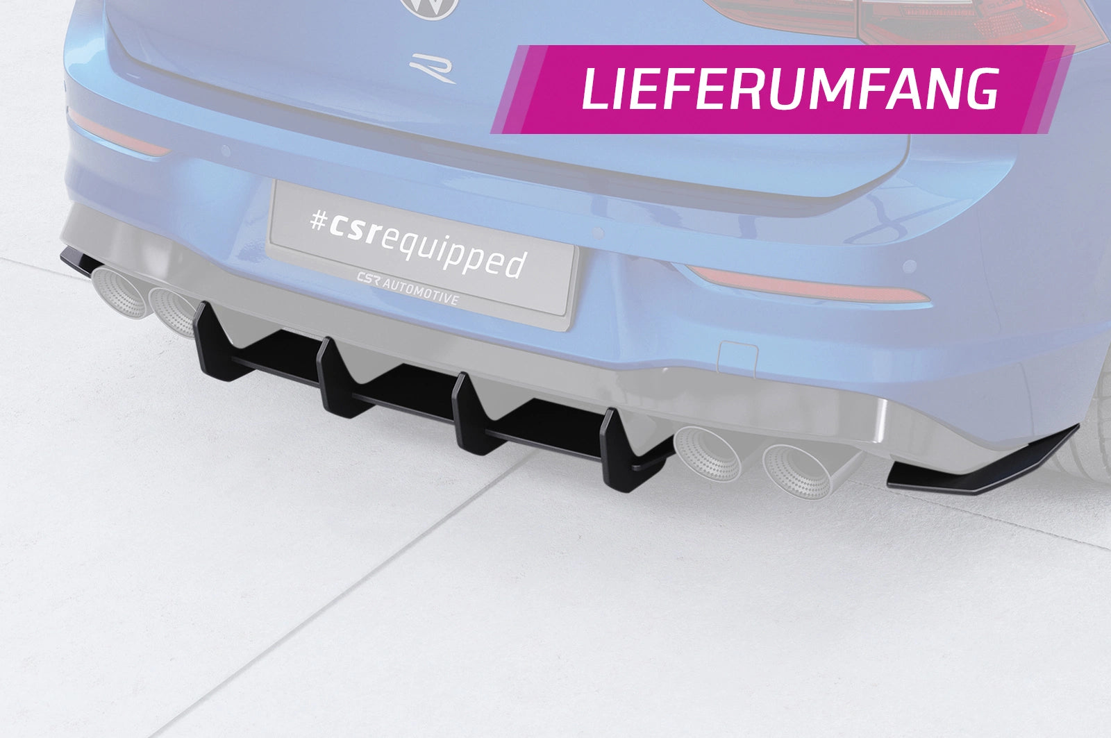 Racing difúzor VW Golf 8 R (2020+)