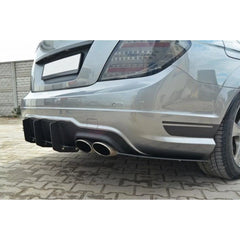 Nástavce zadného difúzora pre Mercedes C-Class W204 / C204 Facelift (2012–2014) – Piano Black