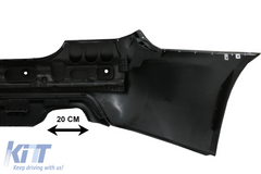 Zadný nárazník M-Technik Design PDC 24mm pre BMW radu 5 E60 (2003–2007)