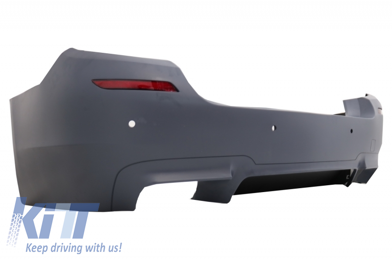 Zadný nárazník M5 Design + carbon koncovky výfuku pre BMW radu 5 F10 (2011–2017)