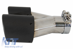 Zadný nárazník M5 Design + carbon koncovky výfuku pre BMW radu 5 F10 (2011–2017)