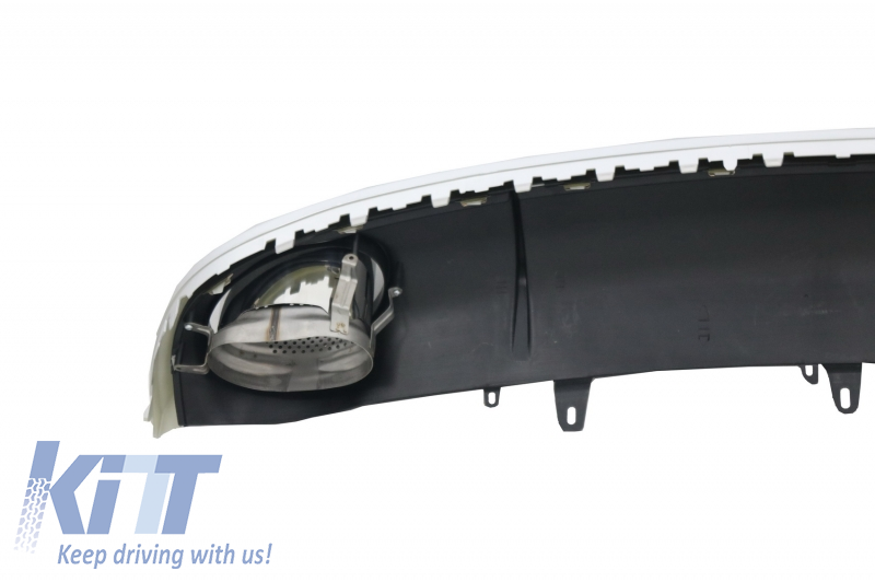 Rear Diffuser Audi A7 4G (2010–2014) RS7 design + Exhaust Tips
