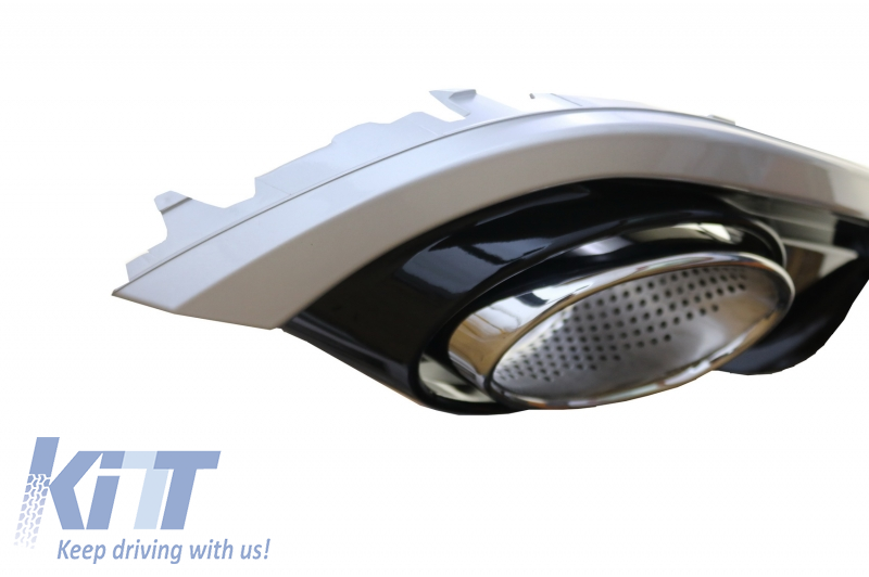 Rear Diffuser Audi A7 4G (2010–2014) RS7 design + Exhaust Tips