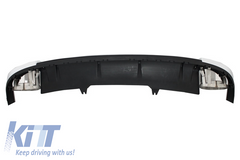Rear Diffuser Audi A4 B9 8W (2016–2018) RS4 design + exhaust tips