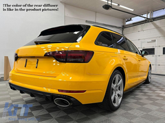 Rear Diffuser Audi A4 B9 8W (2016–2018) RS4 design + exhaust tips