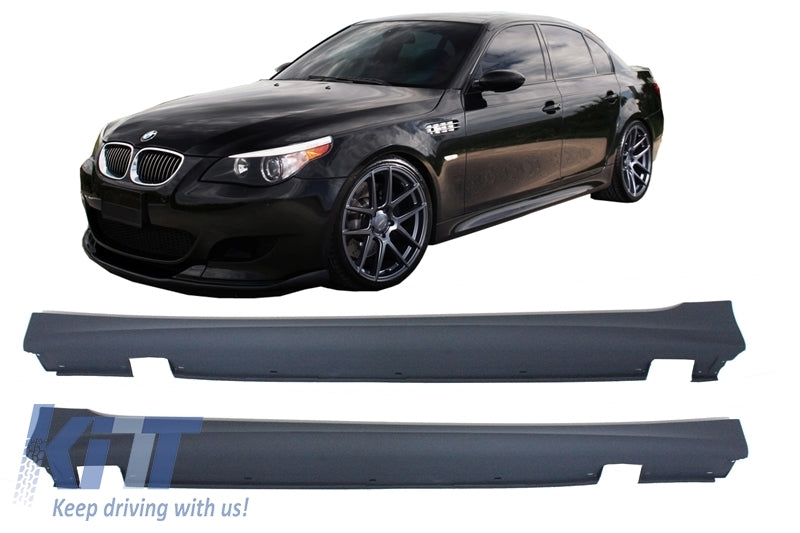 Zadný nárazník M-Technik + bočné prahy PDC 18mm pre BMW radu 5 E60 LCI (2007–2010)