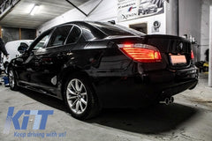 Rear bumper M-Technik + side skirts PDC 18mm for BMW 5 Series E60 LCI (2007–2010)
