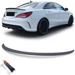 Spojler kufra s ABE pre Mercedes CLA C117 (2013–2019) – Gloss Black + Lepidlo