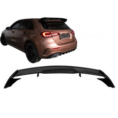 Strešný spojler A45 Look pre Mercedes A W177 Hatchback (2018–2026) – Glossy Black