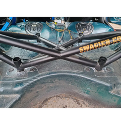 BMW E36 Rear 6-Point Strut Brace SWAGIER – Zadná 6-bodová výstuha (X-Brace)