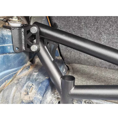 BMW E46 Rear 4-Point Strut Brace SWAGIER – Rear 4-point strut brace (X-Brace)