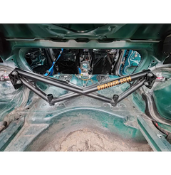 BMW E46 Rear 6-Point Strut Brace SWAGIER – Zadná 6-bodová rozpierka (X-Brace)