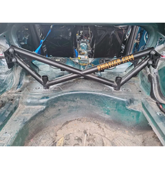 BMW E46 Rear 6-Point Strut Brace SWAGIER – Zadná 6-bodová rozpierka (X-Brace)
