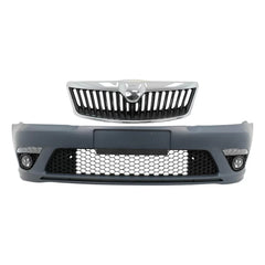 Predný nárazník RS Style s LED DRL a hmlovkami pre Škoda Octavia 2 Facelift (2009–2013)