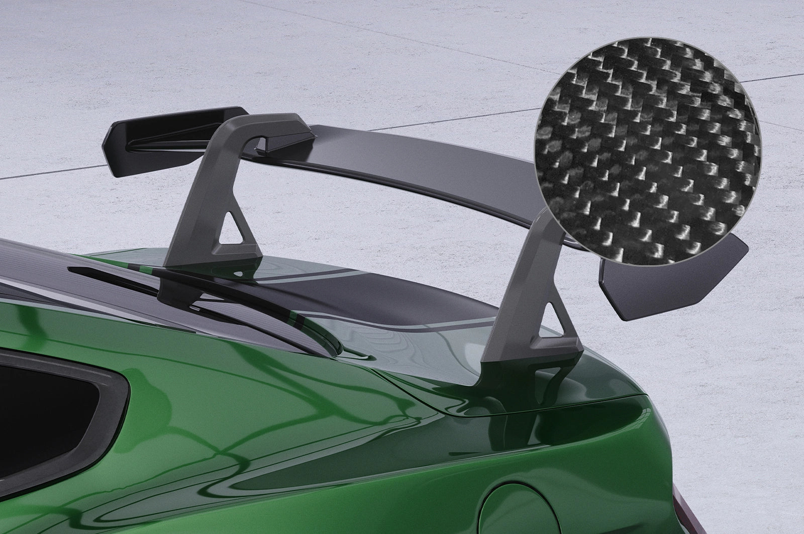 Swan Neck krídlo Ford Mustang MK6
