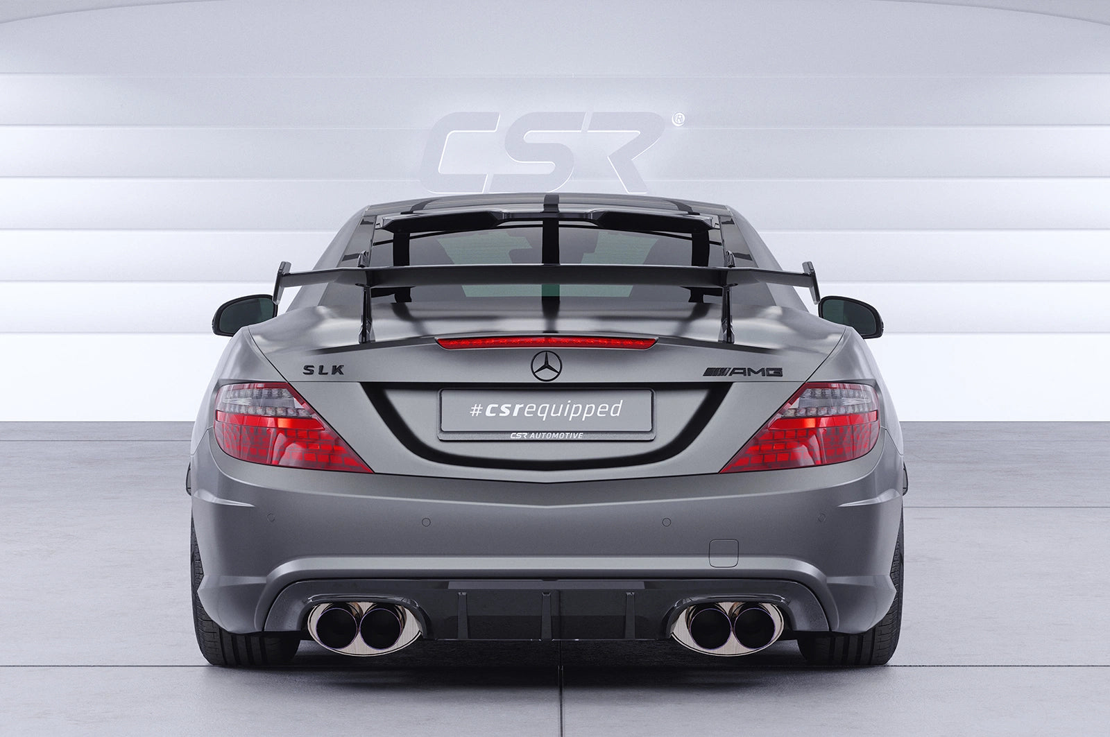 Swan Neck zadné krídlo s ABE pre Mercedes-Benz SLK / SLC R172 (2011–2020)