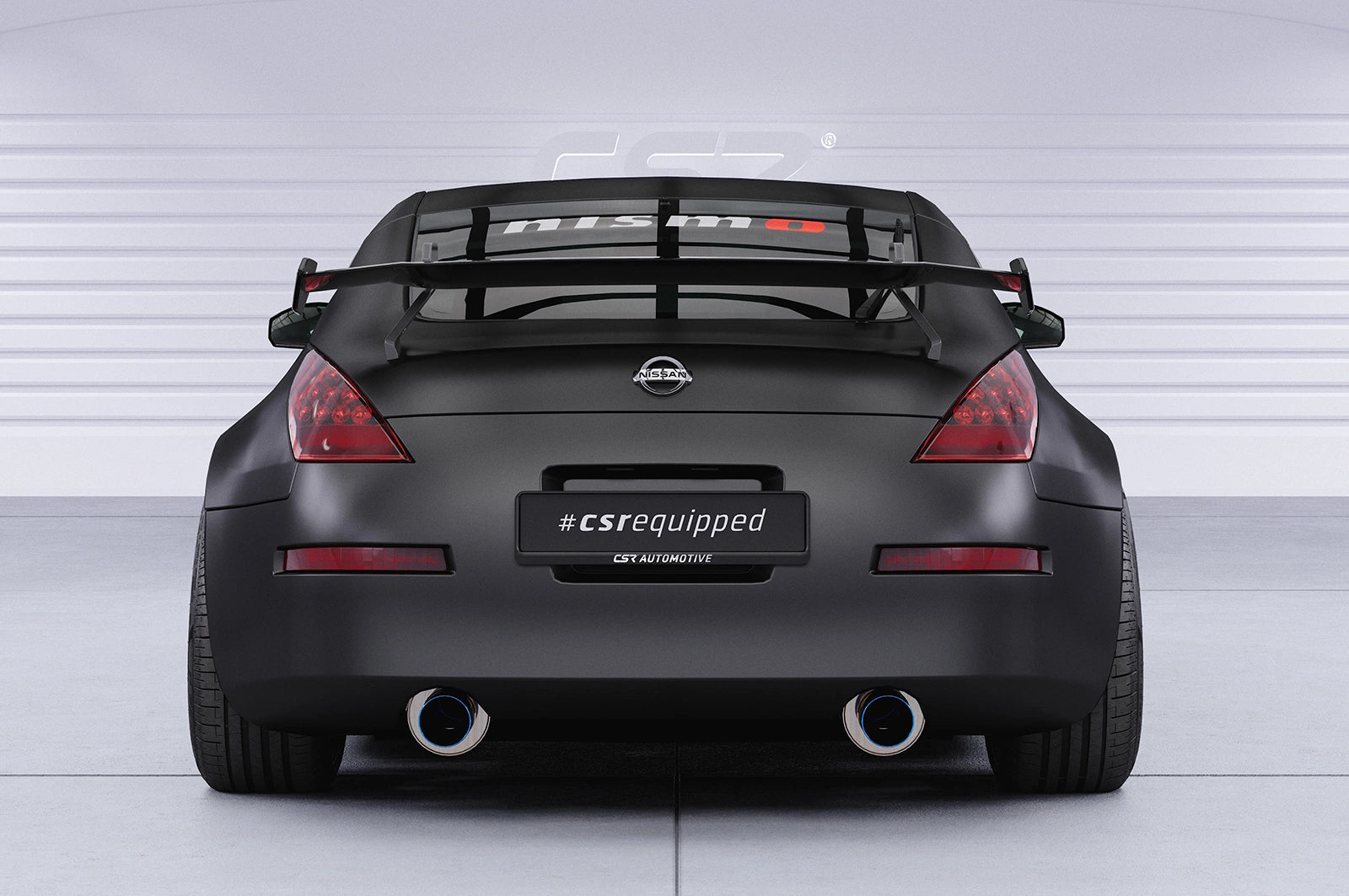 Swan Neck krídlo Nissan 350Z Z33 (2002–2008) ABE – GFK / Carbon