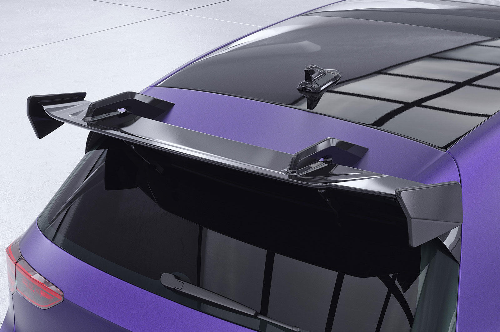 Swan neck zadné krídlo VW Golf 8 (Base / R-Line / GTE, 2019–)
