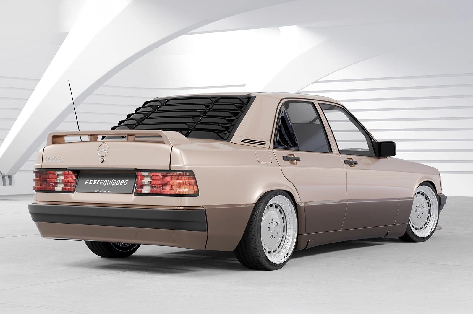 Bočné kryty okien Mercedes 190E W201 (1982–1993)