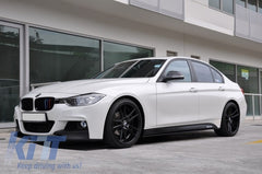Bočné polepy M Performance Matte Black pre BMW 3 Series F30 F31 (2011+)