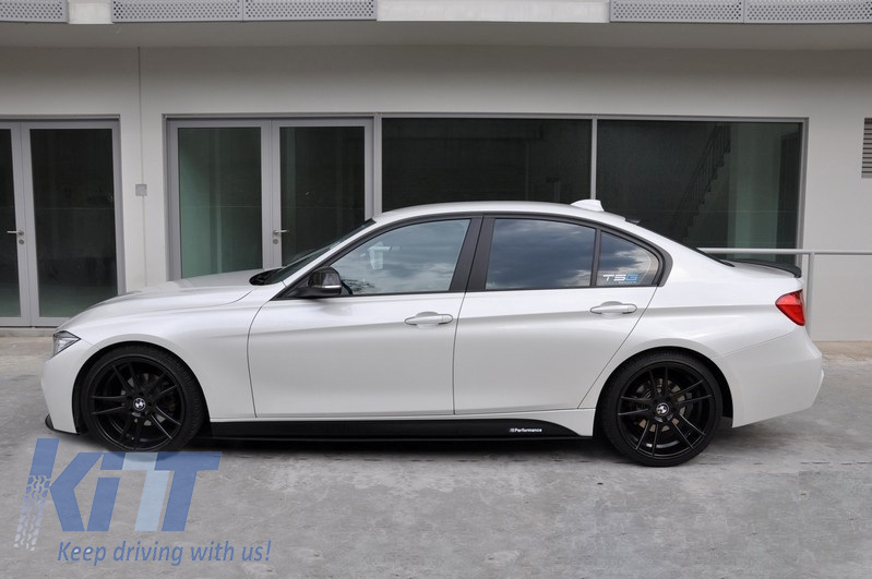 Bočné polepy M Performance Matte Black pre BMW 3 Series F30 F31 (2011+)