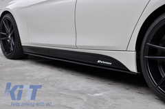 Bočné polepy M Performance Matte Black pre BMW 3 Series F30 F31 (2011+)