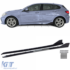 Prahové nástavce Gloss Black pre BMW 1 Series F40 (od 2019) M Sport