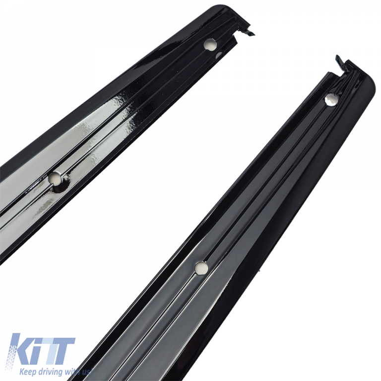 Prahové nástavce Gloss Black pre BMW 3 Series F30 F31 (2011–2019) M Sport