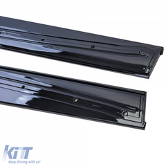 Prahové nástavce Gloss Black pre BMW 4 Series F32 F33 F36 (2013–2021) M Sport