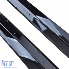 Prahové nástavce Gloss Black pre BMW 5 Series G30 G31 (od 2017) M Sport
