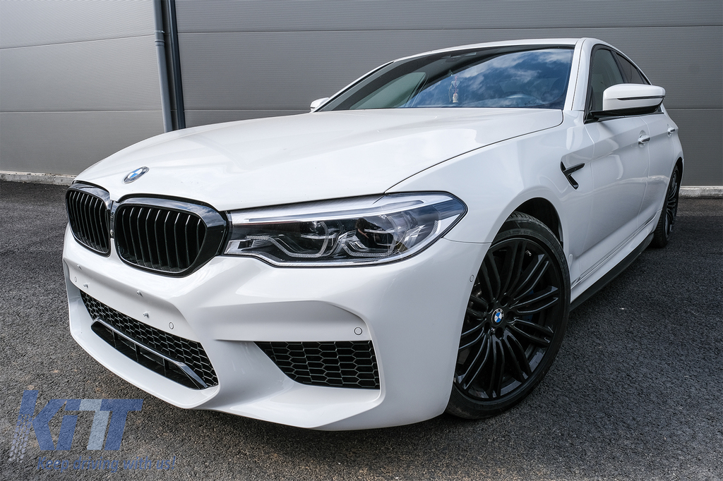 Rozšírenie bočných prahov M Design Piano Black pre BMW radu 5 G30 G31 (2017+)