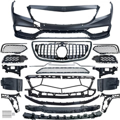Kompletný športový Body Kit pre Mercedes CLS C218 / W218 Sedan (2011–2018) – GT Maska & Difúzor