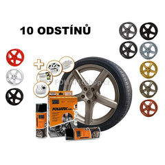 FOLIATEC Odstrániteľná fólia v spreji (DIP / Spray Film) 2× 400 ml – kompletná sada
