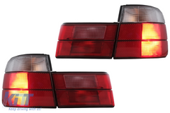 Zadné svetlá červeno-biele pre BMW radu 5 E34 Sedan 1987–1995