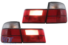 Zadné svetlá červeno-biele pre BMW radu 5 E34 Sedan 1987–1995