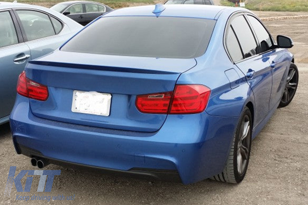 Spojler kufra M3 Style Matte Black pre BMW 3 Series F30 (2011–2018)