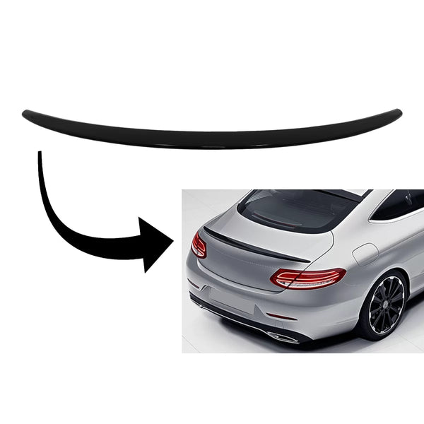 Spojler kufra pre Mercedes C-Class Coupe C205 (2014–2019) – Piano Black