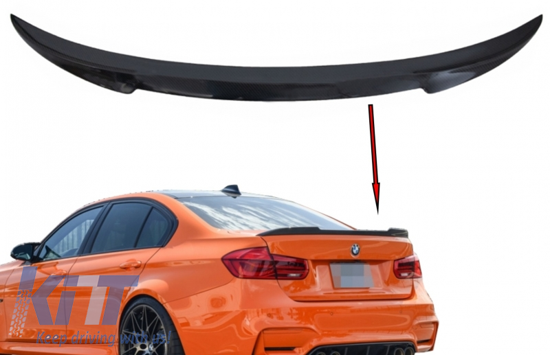 Karbonový spojler kufra M4 Style pre BMW 3 Series F30 / F80 (2012–2018)