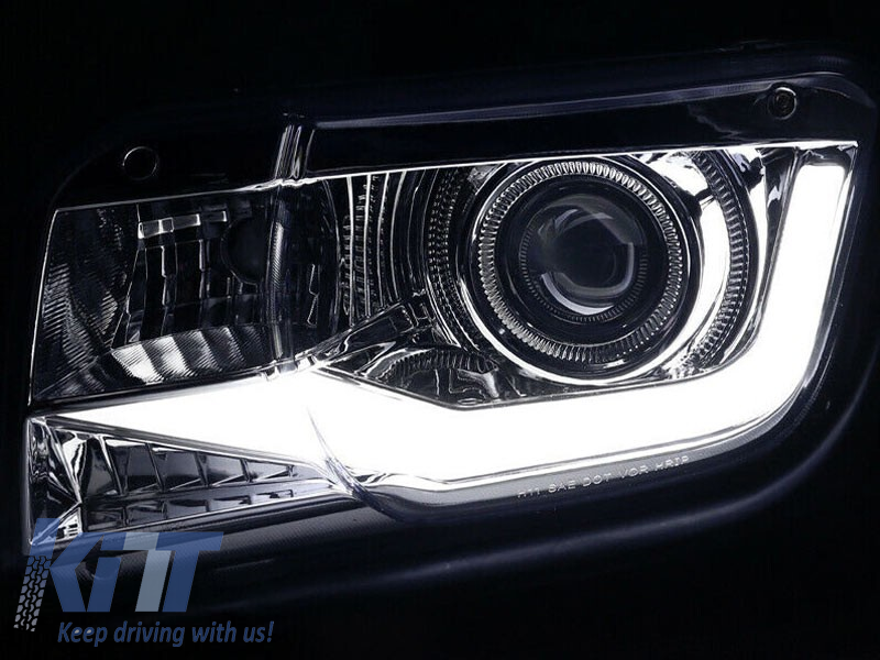 LED predné svetlá pre Chevrolet Camaro 2009–2013 – čierne prevedenie, set ľavé + pravé