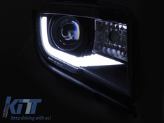 LED predné svetlá pre Chevrolet Camaro 2009–2013, čierne prevedenie, set ľavé a pravé