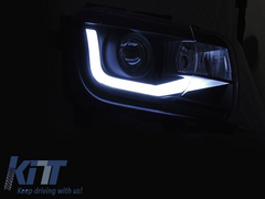 LED predné svetlá pre Chevrolet Camaro 2009–2013, čierne prevedenie, set ľavé a pravé