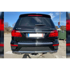 Tuningový kit GL 63 AMG s chrómovými koncovkami pre Mercedes GL X166 (2012–2015)