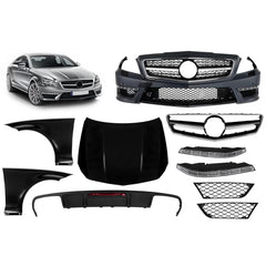 Kompletný Body Kit CLS63 AMG Look pre Mercedes CLS C218 / W218 (2011–2017)